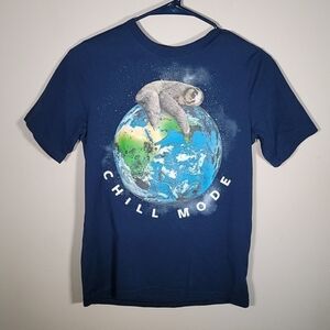 NWT Wonder Nation Navy Chill Mode Sloth T-Shirt